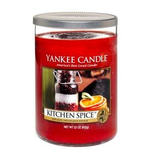 Yankee Candle Kitchen Spice Signature 2 wick scented with lid new NEVER USED